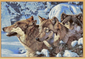 Монгольский ковер
 сувенирный new 6S1011 82 волки