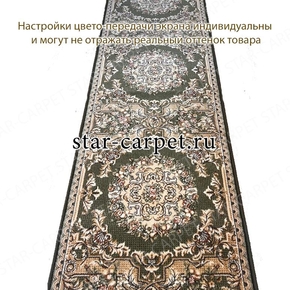 Шерстяная дорожка на отрез Isfahan Savonerie oliva 