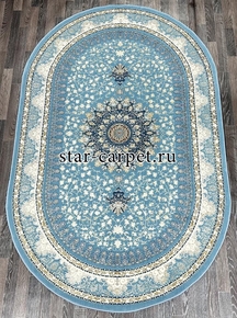 Овальный ковер  IRAN COLLECTION A056A_BLUE / BLUE